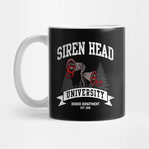 Siren head University horror department halloween gifts by opippi